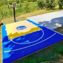terrain de basket 3m x 5m, image du client
