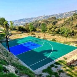 terrain de basket 14m x 10m, image du client