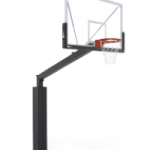 Panier 3x3, section 140x140 acier galva noir. déport 2,25m. HTR cercle 3,05m. sur platine.