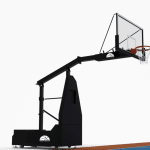 Panier de basket 3x3 mobile et pliable certifié FIBA, niv.2 déport 2,25m