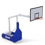 Panier de basket extérieur mobile, non-pliable, déport 2,25m